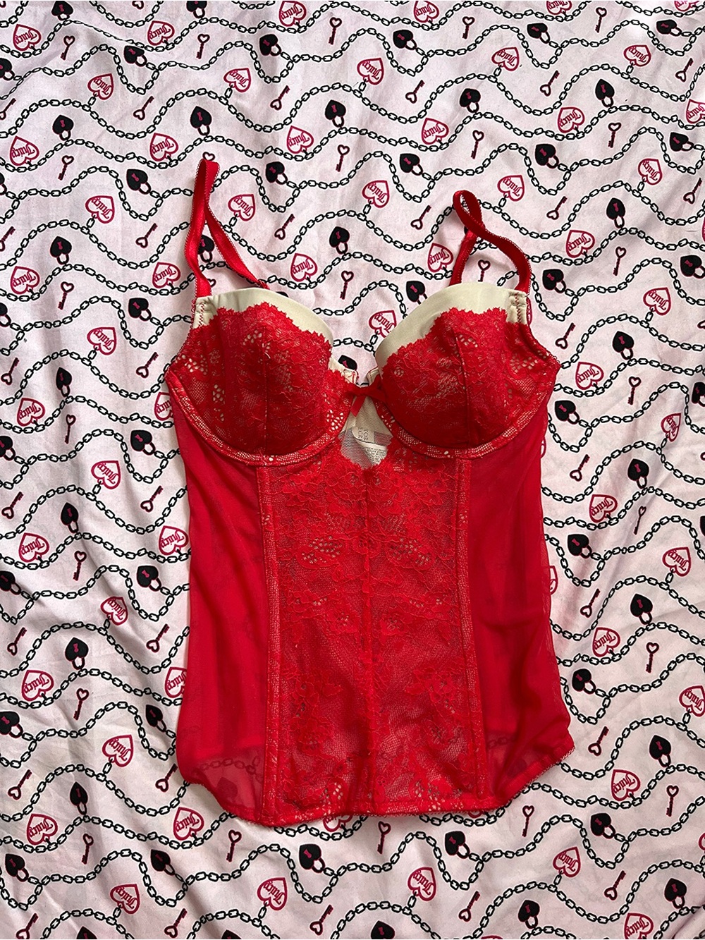 Victoria’s Secret Red Lace Corset